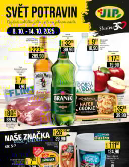 JIP leták CC Cash & Carry - Brno, Ostrava, Praha, Polička, Olomouc, Karlovy Vary, Zlín, Jilemnice, Pardubice
