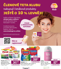Akční leták Teta  - Teta klub