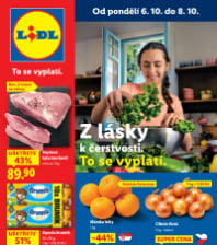 Akční leták Lidl  od pondělí - Originální italské produkty