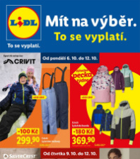 Akční leták Lidl  - Nabídka spotřebního zboží