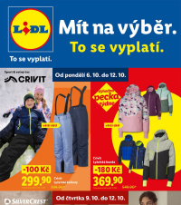 Akční leták Lidl  - Nabídka spotřebního zboží