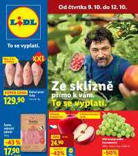 Akční leták Lidl  od čtvrtka