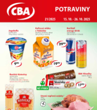 Akční leták CBA Potraviny 