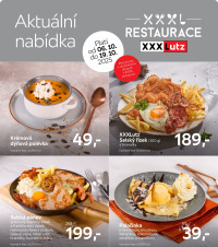 Akční leták XXXLutz  - Restaurace