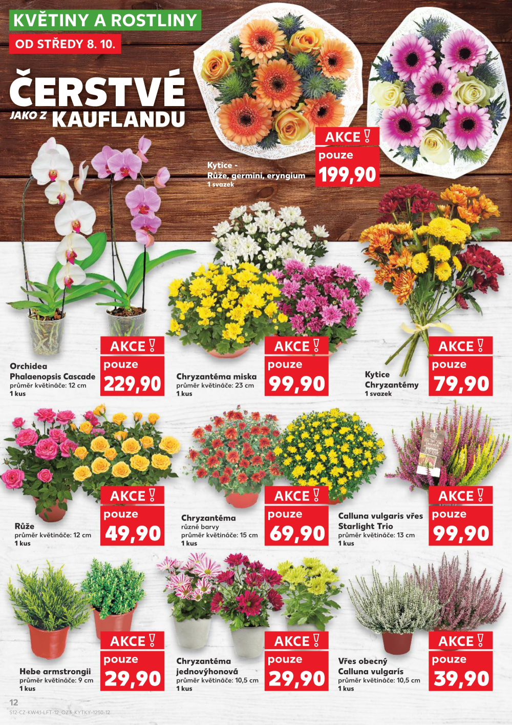 Leták Kaufland leták Praha 9 - Hloubětín - strana 12