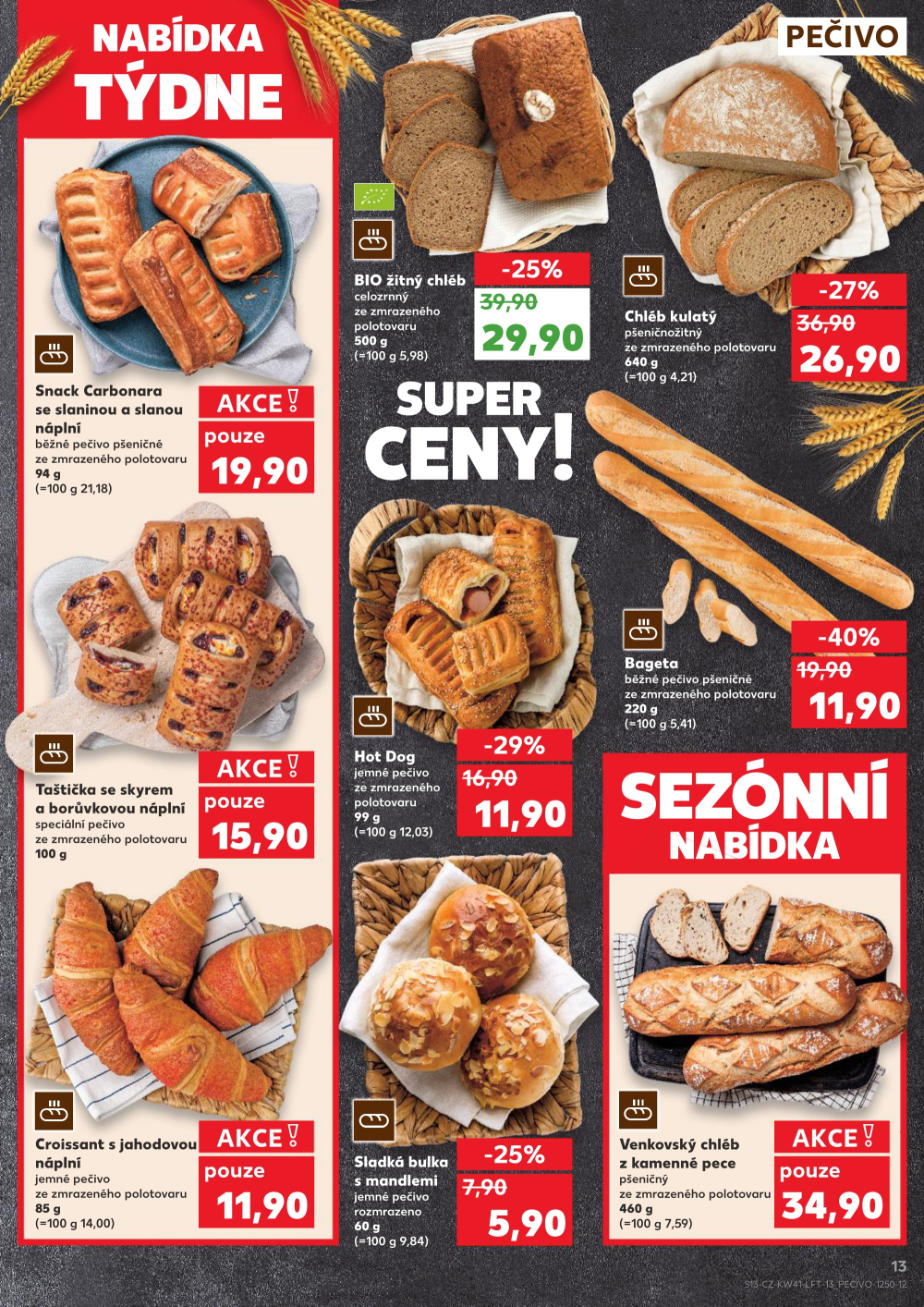 Leták Kaufland leták Praha 9 - Hloubětín - strana 13
