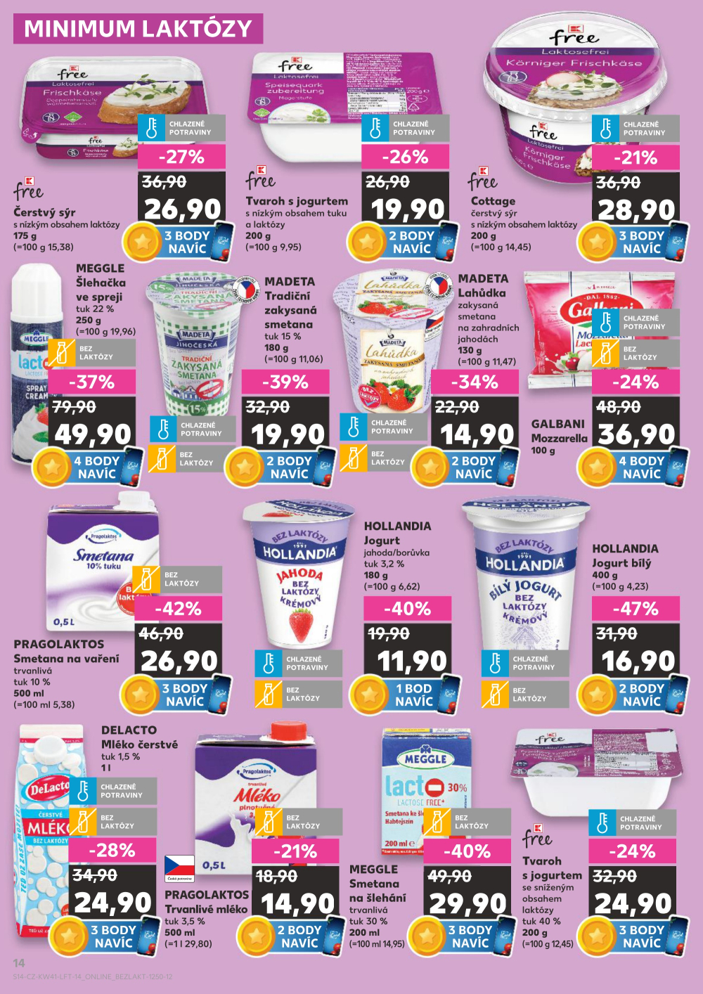 Leták Kaufland leták Praha 9 - Hloubětín - strana 14
