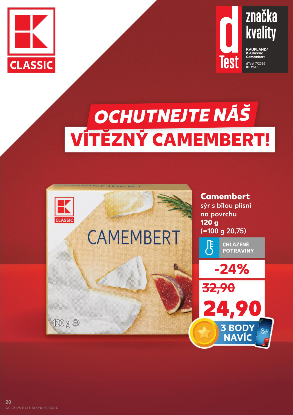 Leták Kaufland leták Praha 9 - Hloubětín - strana 20