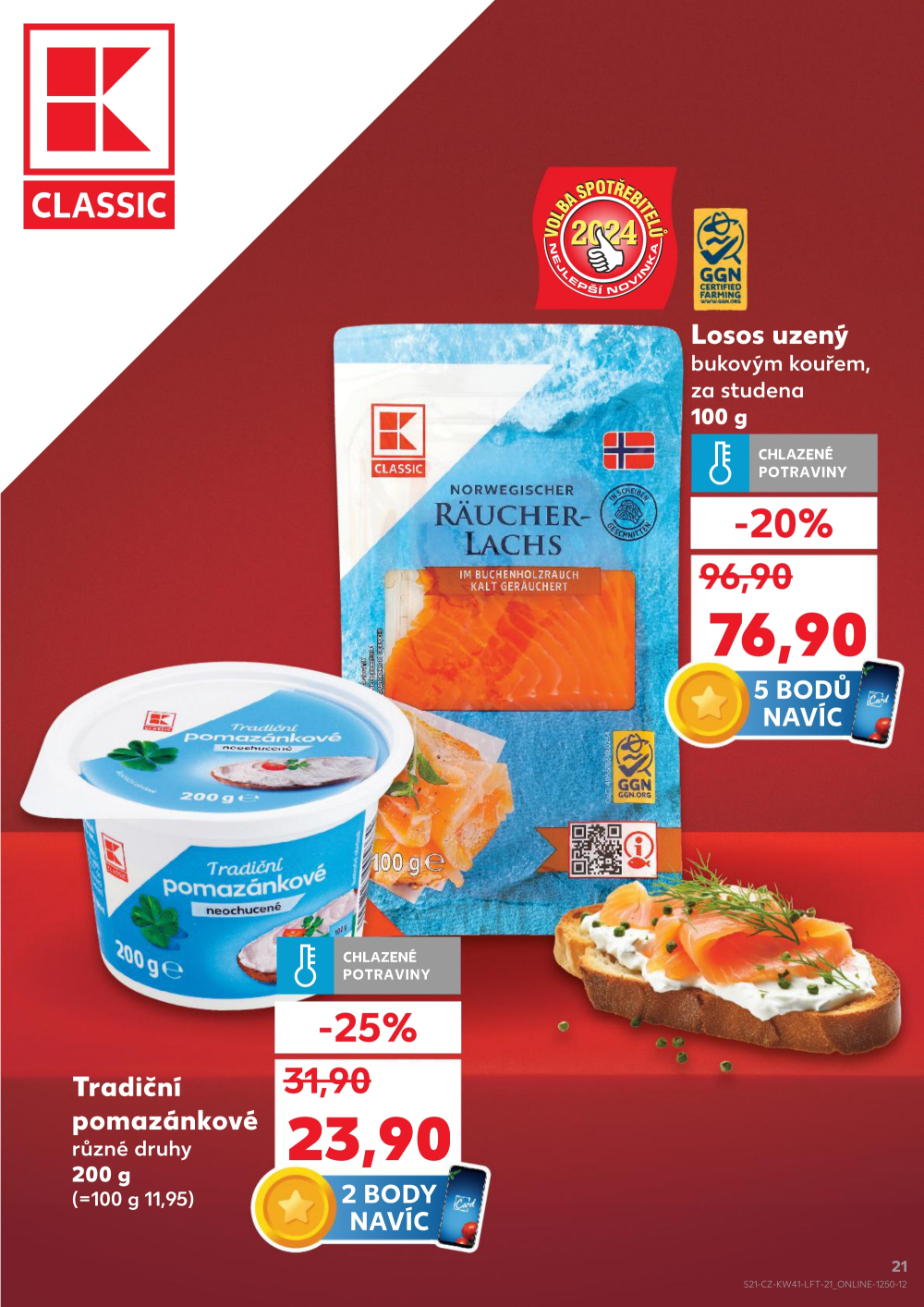 Leták Kaufland leták Praha 9 - Hloubětín - strana 21