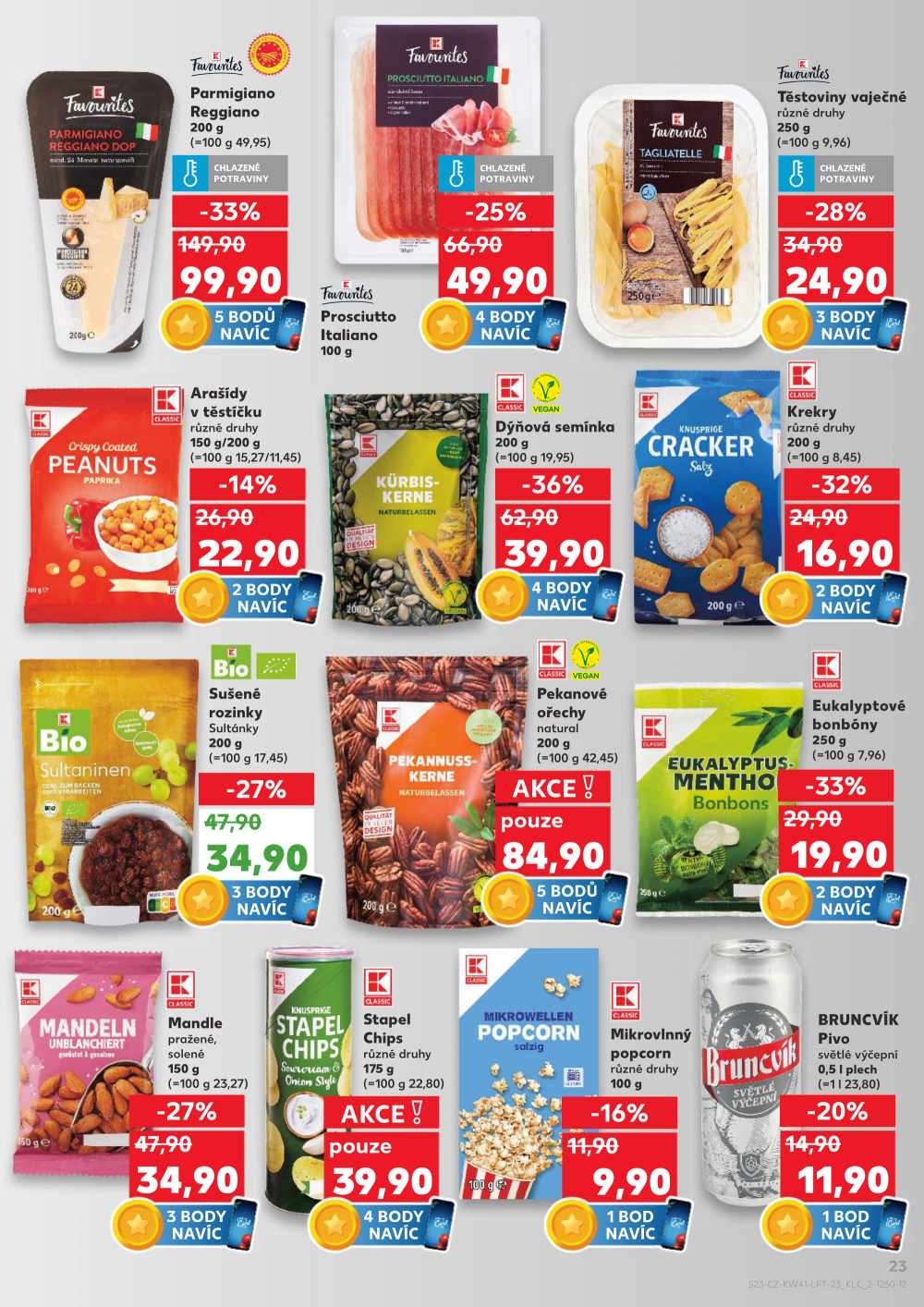 Leták Kaufland leták Praha 9 - Hloubětín - strana 23