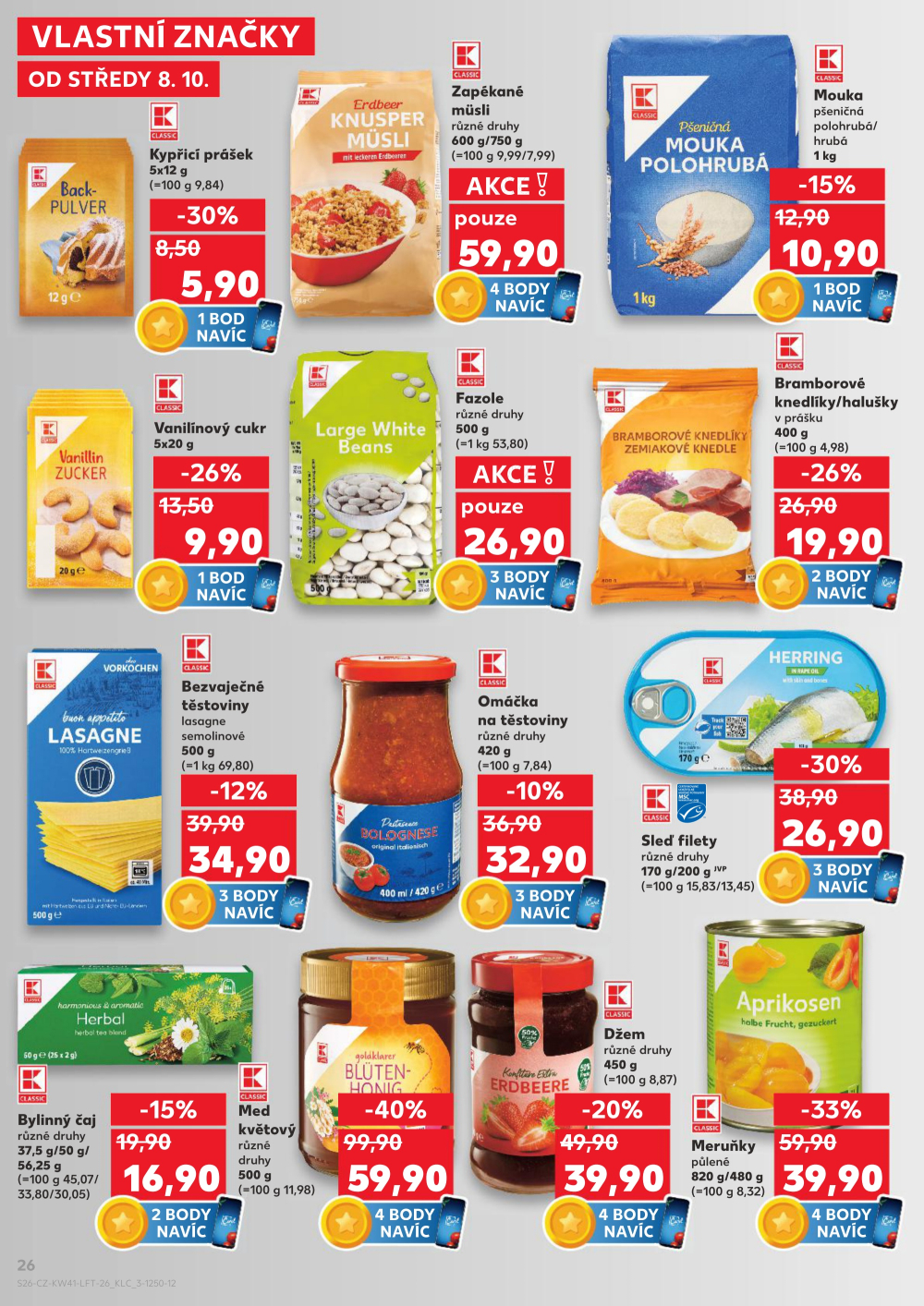 Leták Kaufland leták Praha 9 - Hloubětín - strana 26