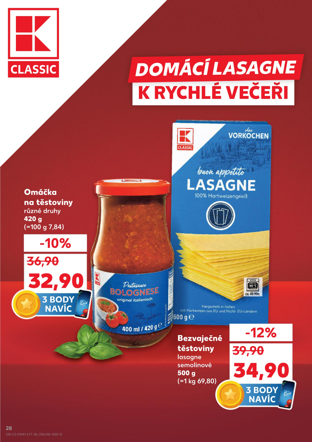 Leták Kaufland leták Praha 9 - Hloubětín - strana 28