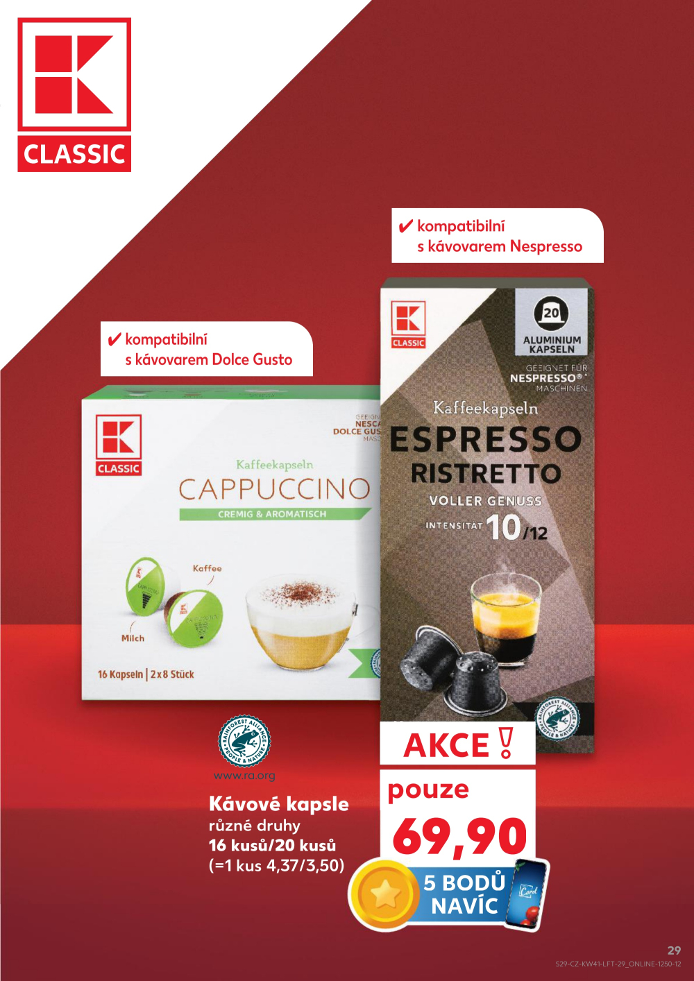 Leták Kaufland leták Praha 9 - Hloubětín - strana 29