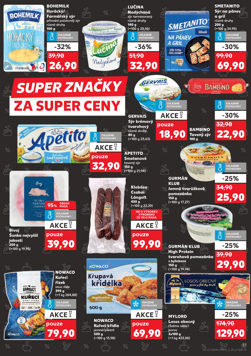 Leták Kaufland leták Praha 9 - Hloubětín - strana 31