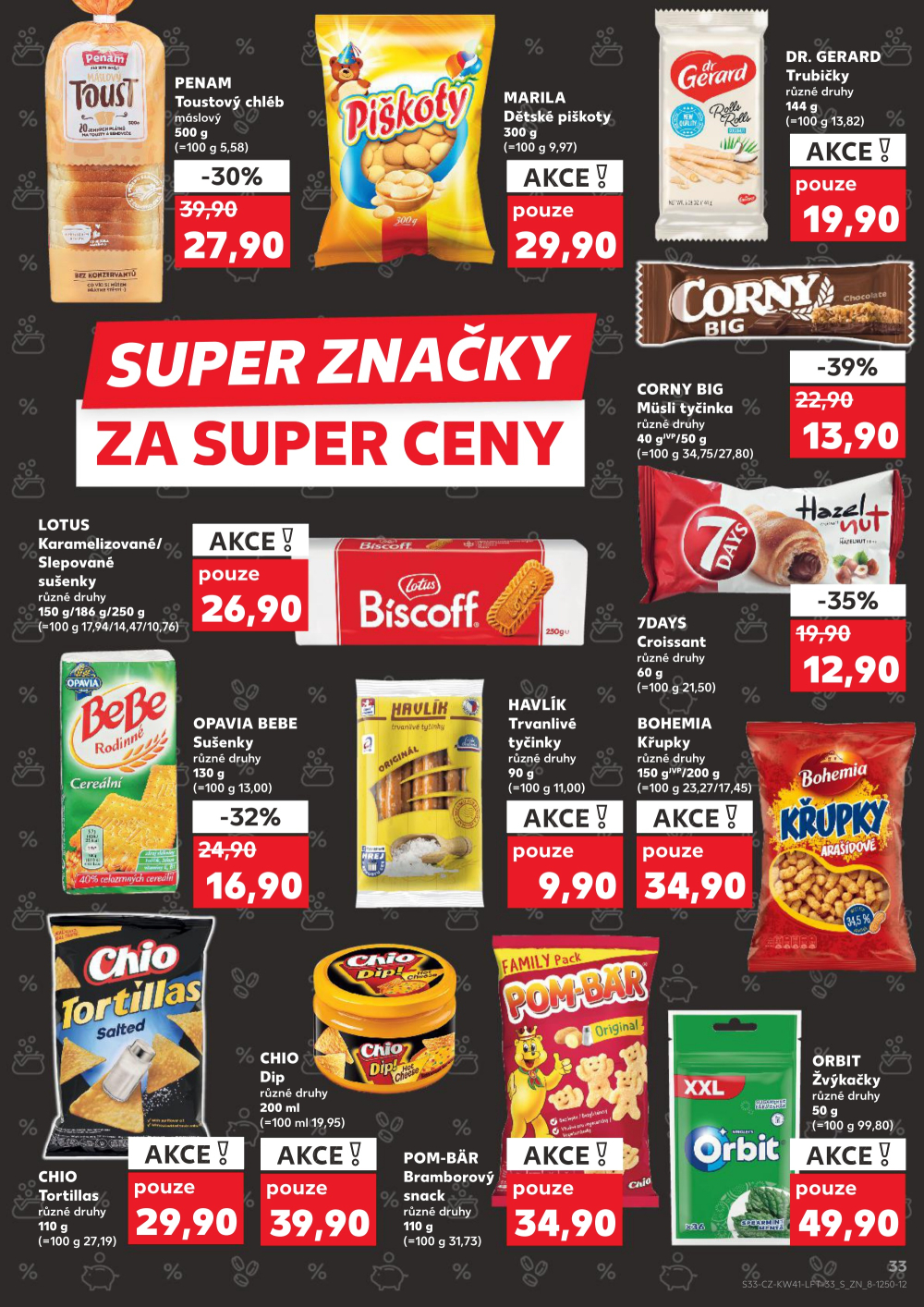 Leták Kaufland leták Praha 9 - Hloubětín - strana 33