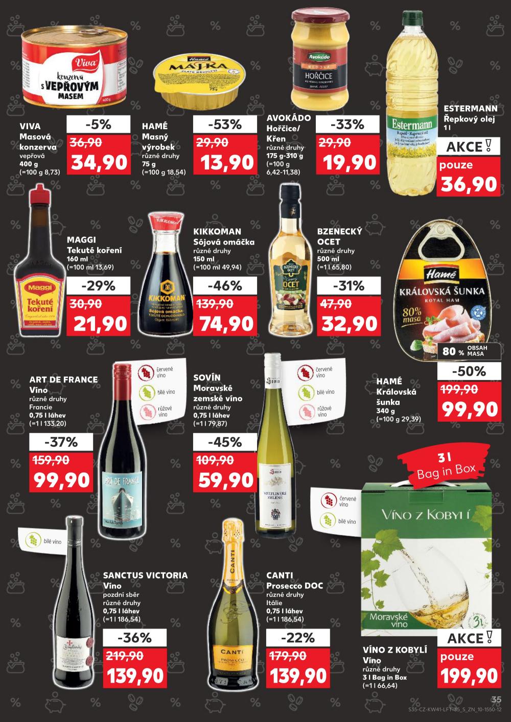 Leták Kaufland leták Praha 9 - Hloubětín - strana 35