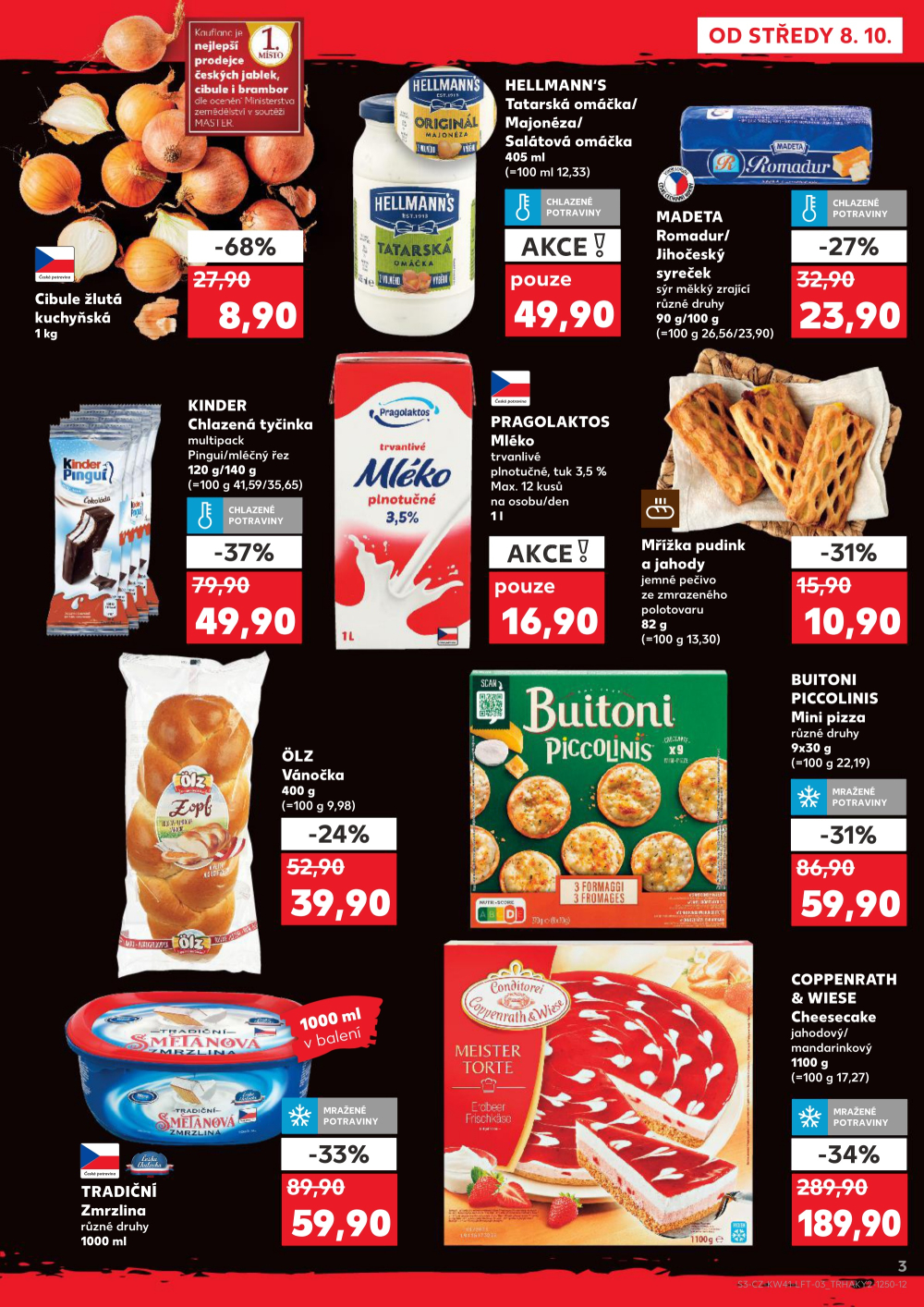 Leták Kaufland leták Praha 9 - Hloubětín - strana 3