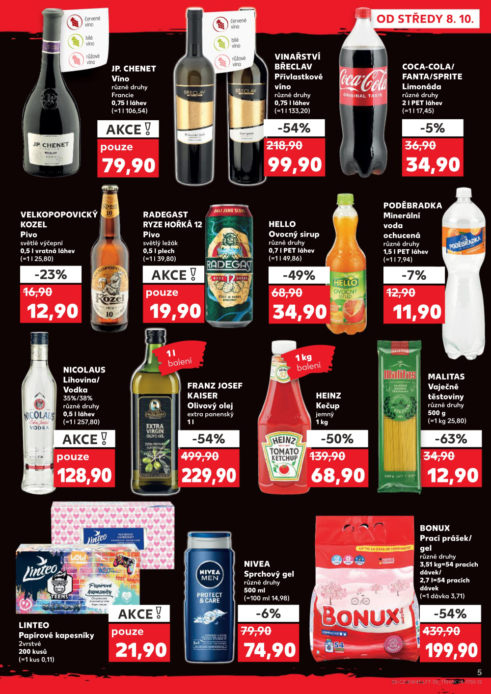 Leták Kaufland leták Praha 9 - Hloubětín - strana 5