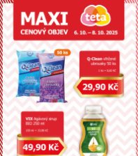 Akční leták Teta drogerie - Maxi cenový objev