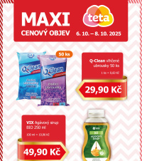 Akční leták Teta drogerie - Maxi cenový objev