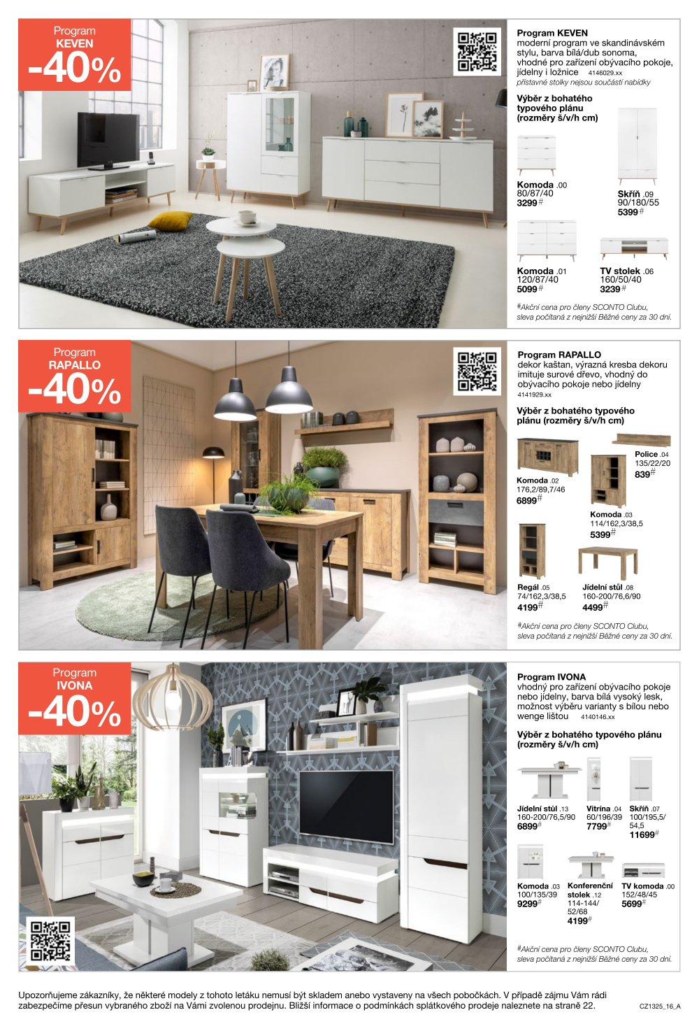 Leták SCONTO Nábytek leták - strana 16