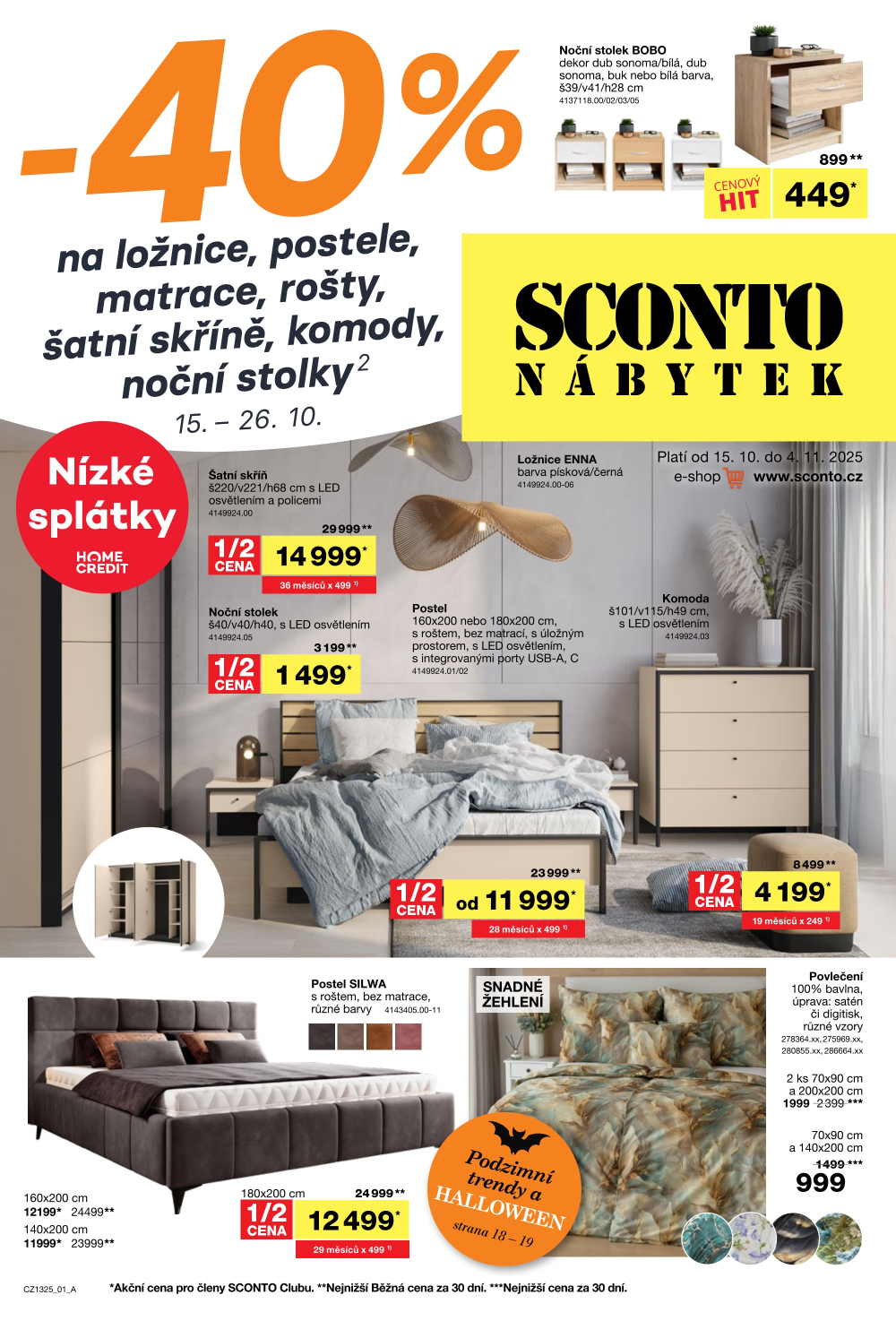 Leták SCONTO Nábytek leták - strana 1