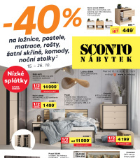 Akční leták SCONTO Nábytek 