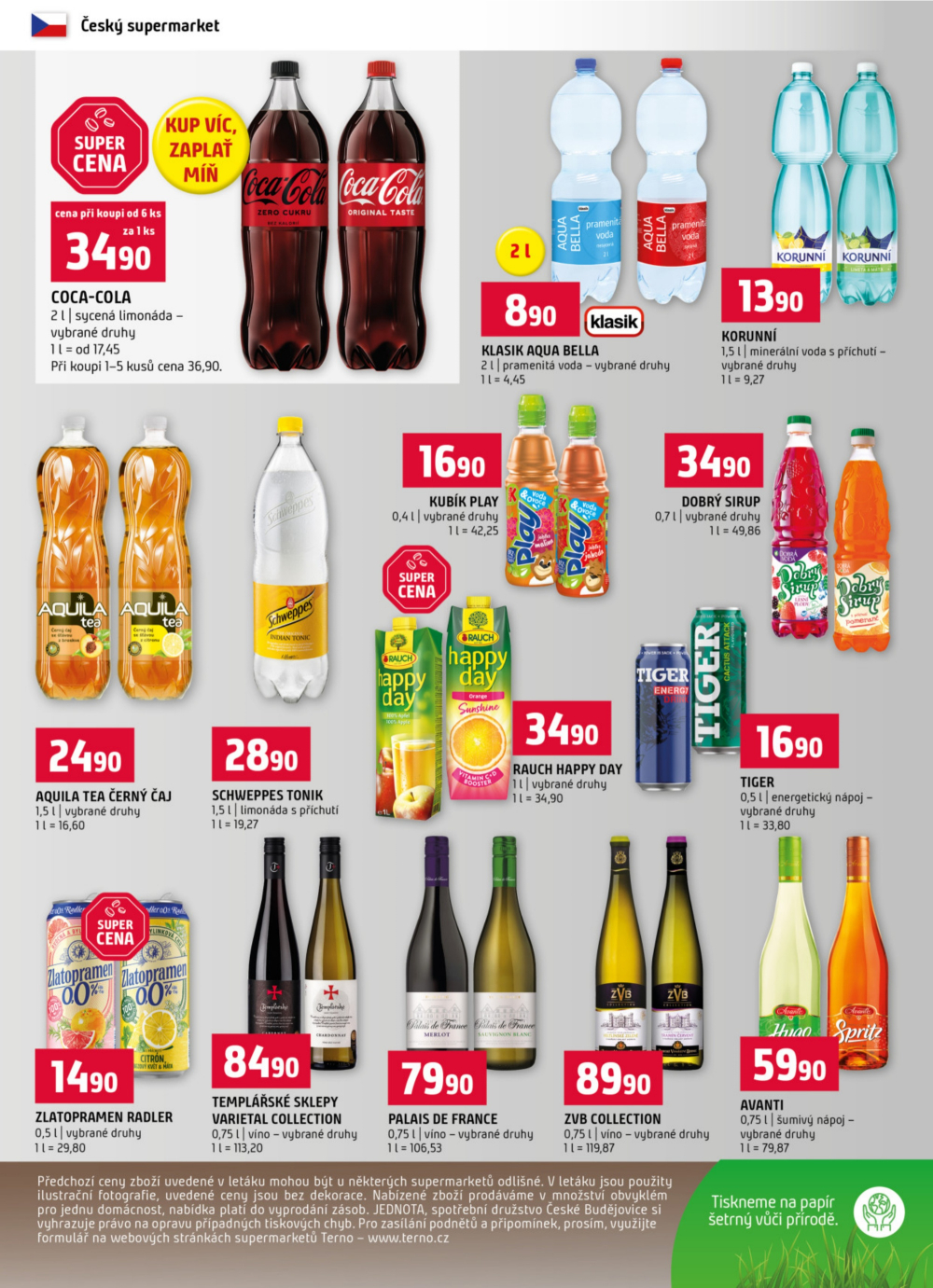 Leták Terno leták - České Budějovice, Bechyně, Třeboň, Trhové Sviny, Týn nad Vltavou, Olomouc, Hradec Králové - strana 12