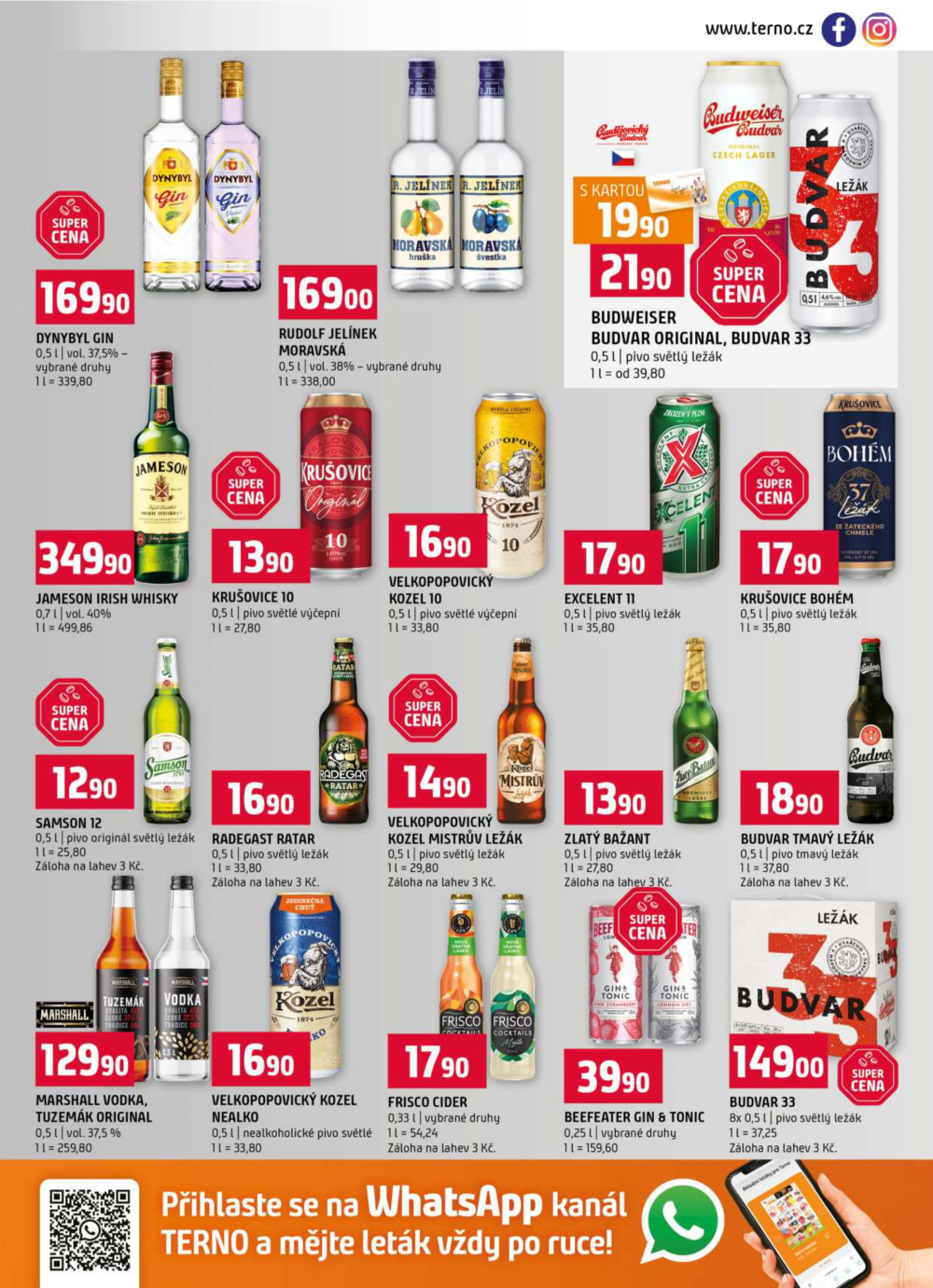 Leták Terno leták - České Budějovice, Bechyně, Třeboň, Trhové Sviny, Týn nad Vltavou, Olomouc, Hradec Králové - strana 13