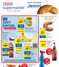 Akční leták Tesco supermarket 
