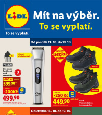 Akční leták Lidl  - Nabídka spotřebního zboží