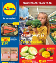 Akční leták Lidl  od čtvrtka - Strašidelná nabídka