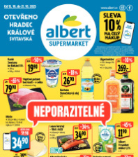 Akční leták Albert Supermarket  - Hradec Králové, Svitavská