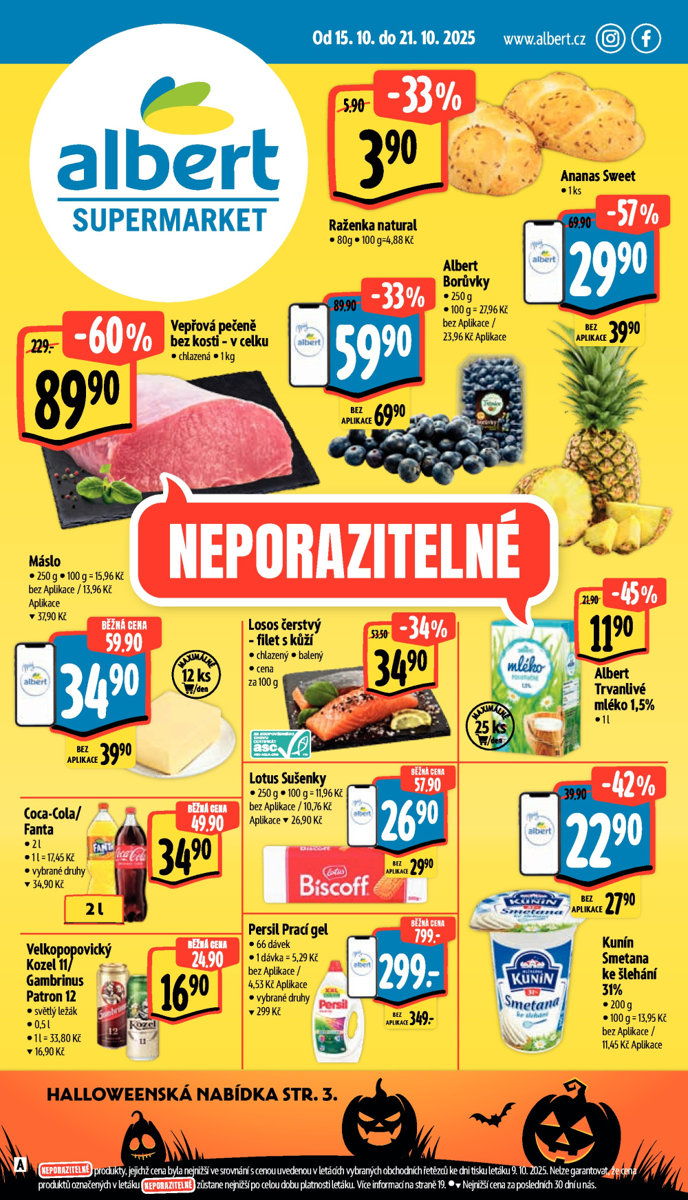 Leták Albert Supermarket leták - strana 1