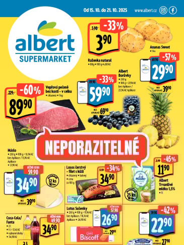 Albert Supermarket leták