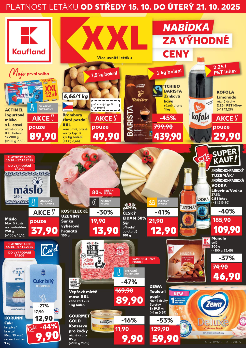 Leták Kaufland leták Znojmo, Jarošova - strana 1