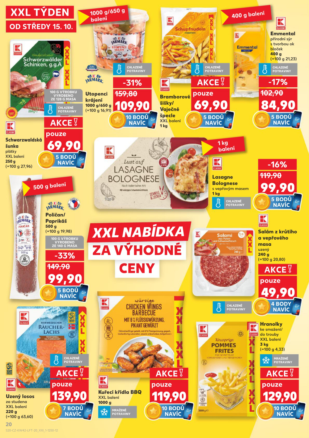 Leták Kaufland leták Znojmo, Jarošova - strana 20