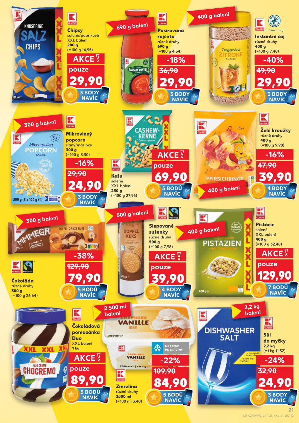Leták Kaufland leták Znojmo, Jarošova - strana 21