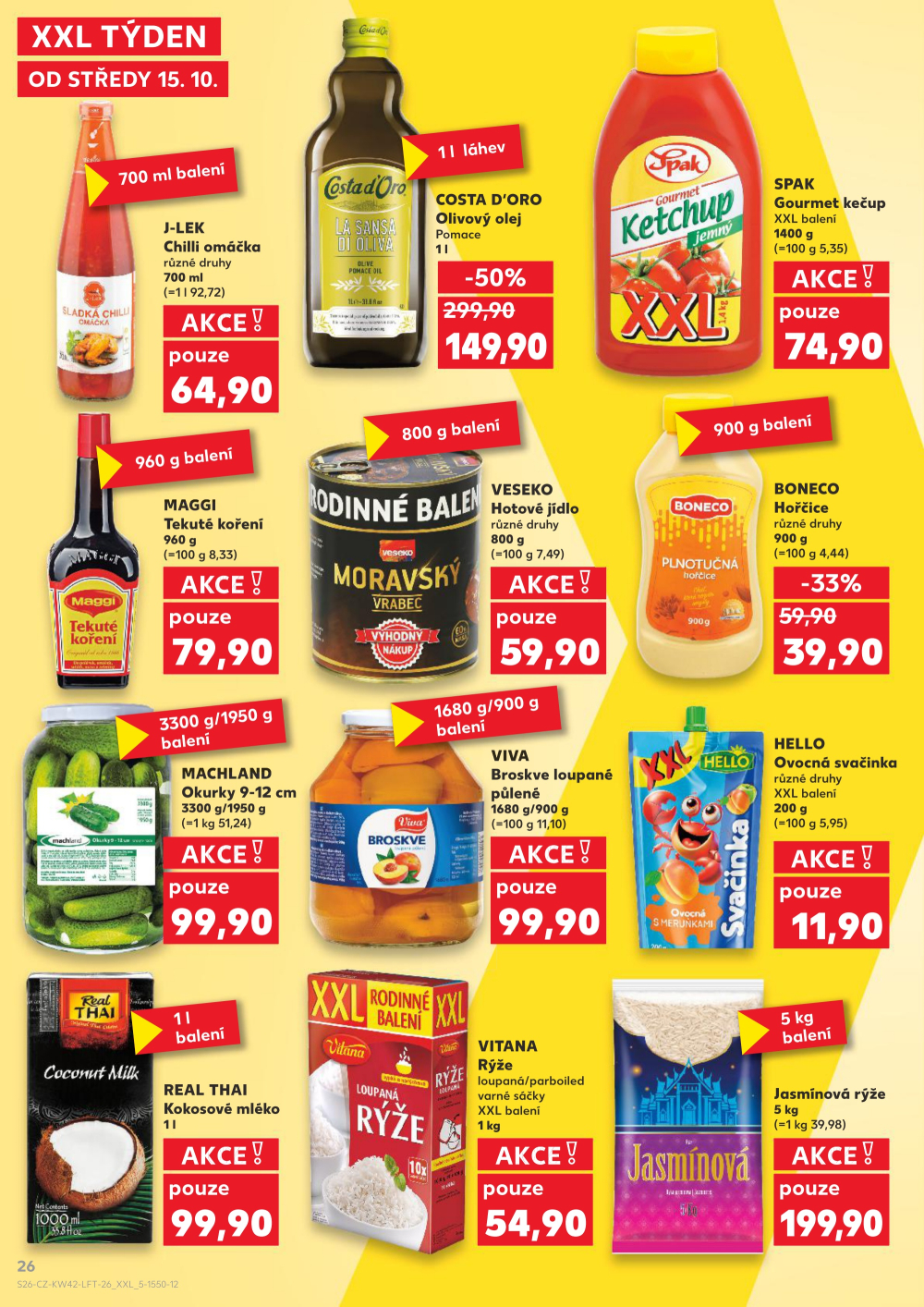 Leták Kaufland leták Znojmo, Jarošova - strana 26