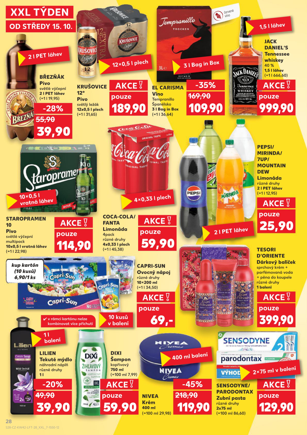 Leták Kaufland leták Znojmo, Jarošova - strana 28