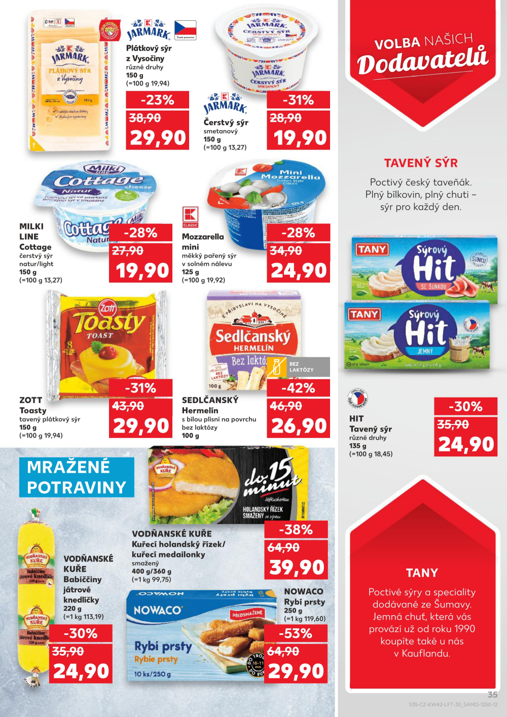 Leták Kaufland leták Znojmo, Jarošova - strana 35
