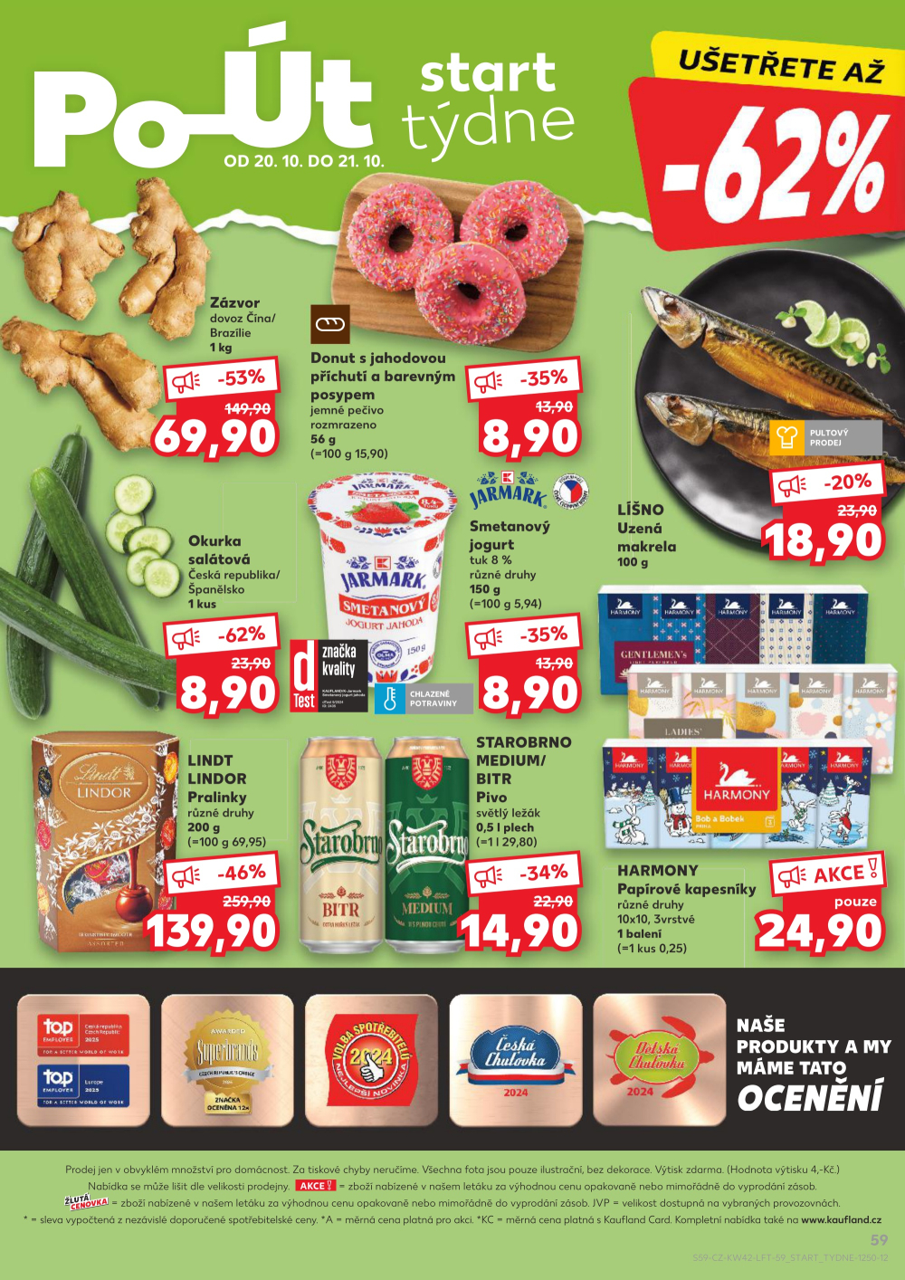 Leták Kaufland leták Znojmo, Jarošova - strana 59