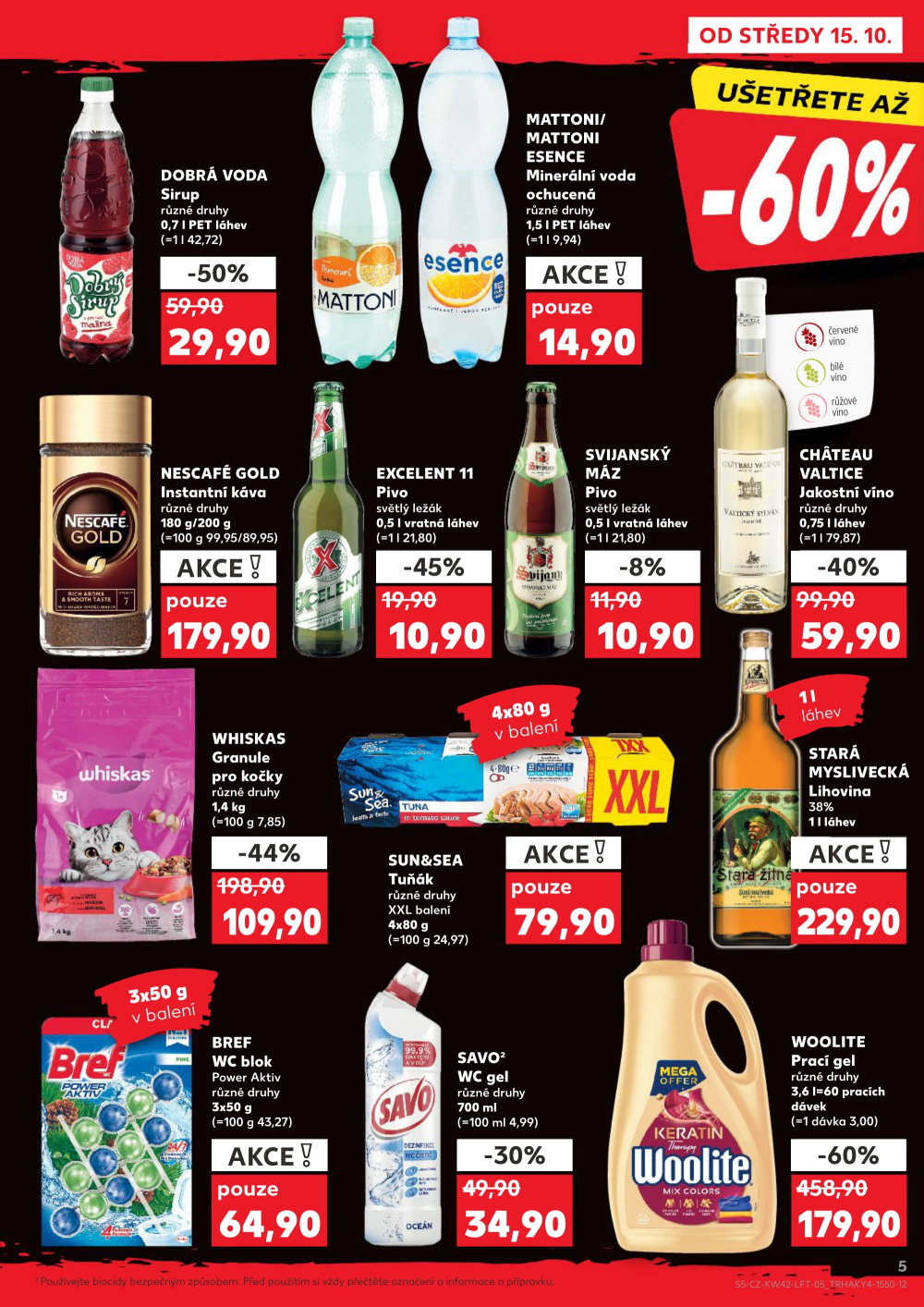 Leták Kaufland leták Znojmo, Jarošova - strana 5