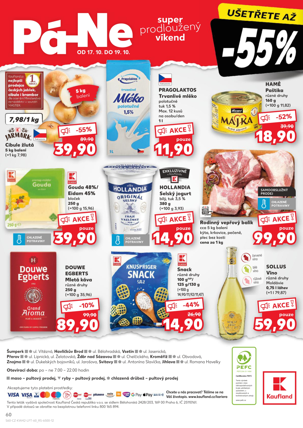 Leták Kaufland leták Znojmo, Jarošova - strana 60