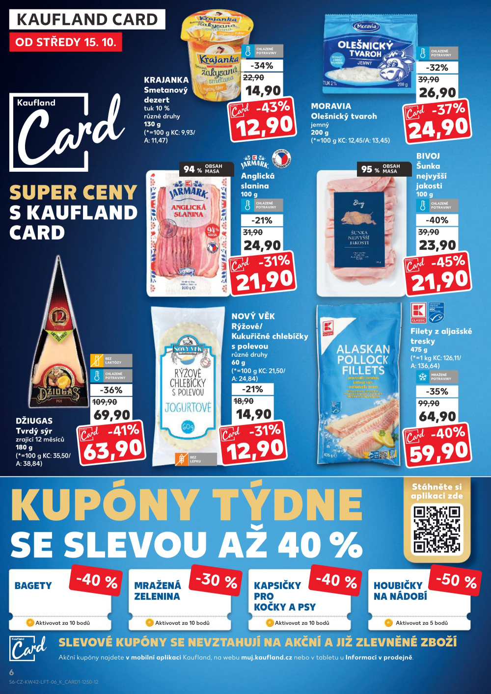 Leták Kaufland leták Znojmo, Jarošova - strana 6