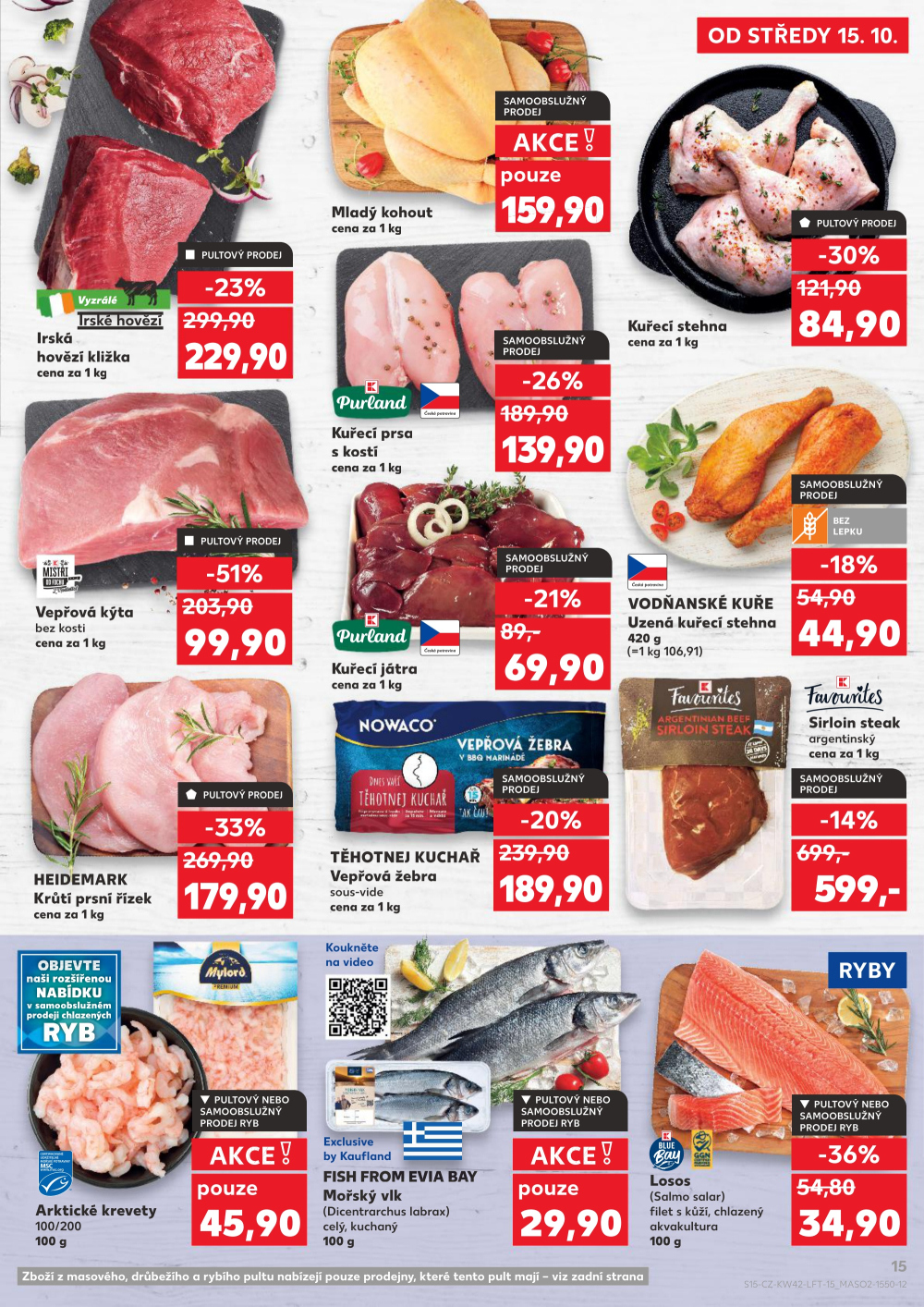 Leták Kaufland leták Prostějov, Olomoucká - strana 15