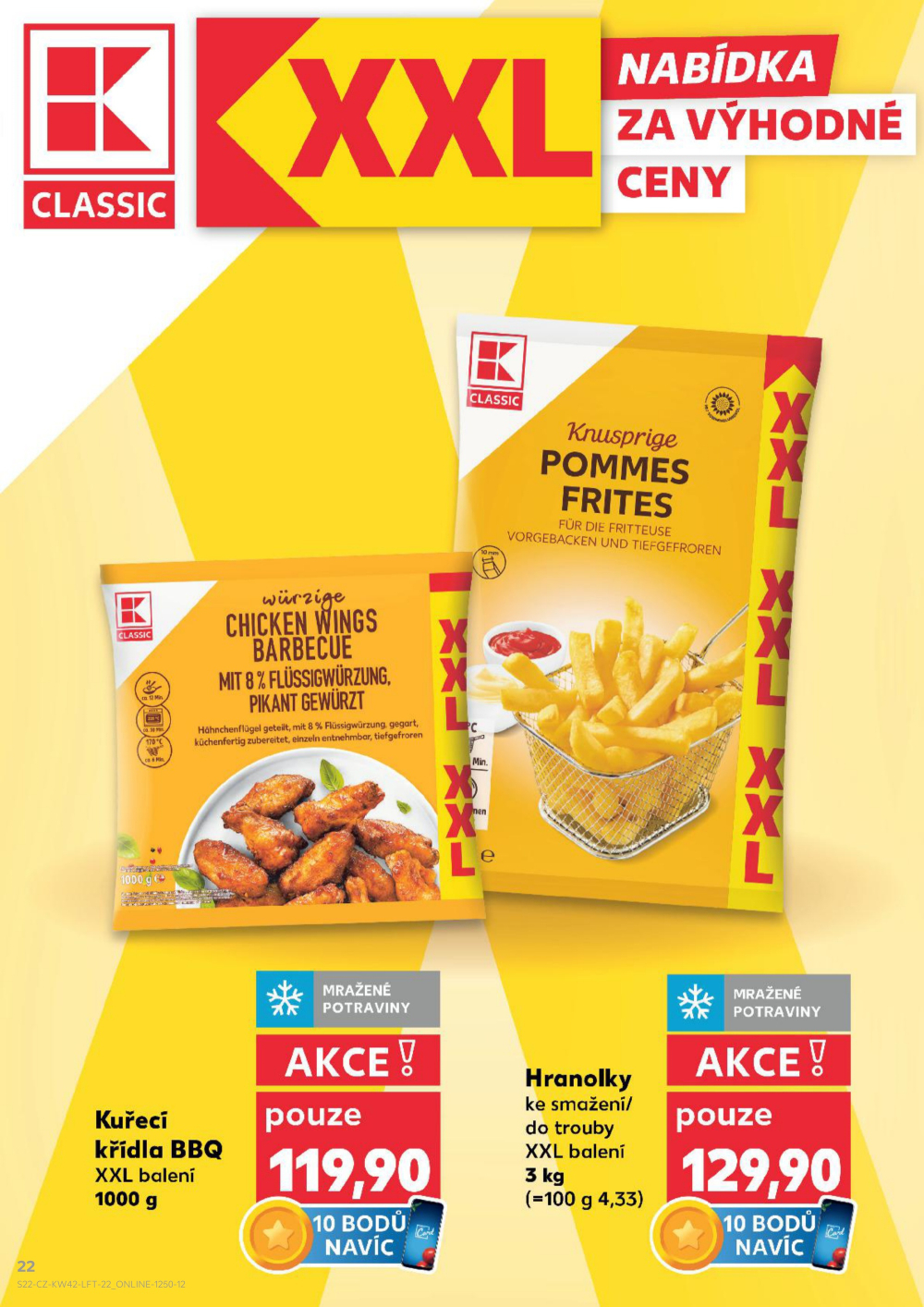 Leták Kaufland leták Prostějov, Olomoucká - strana 22