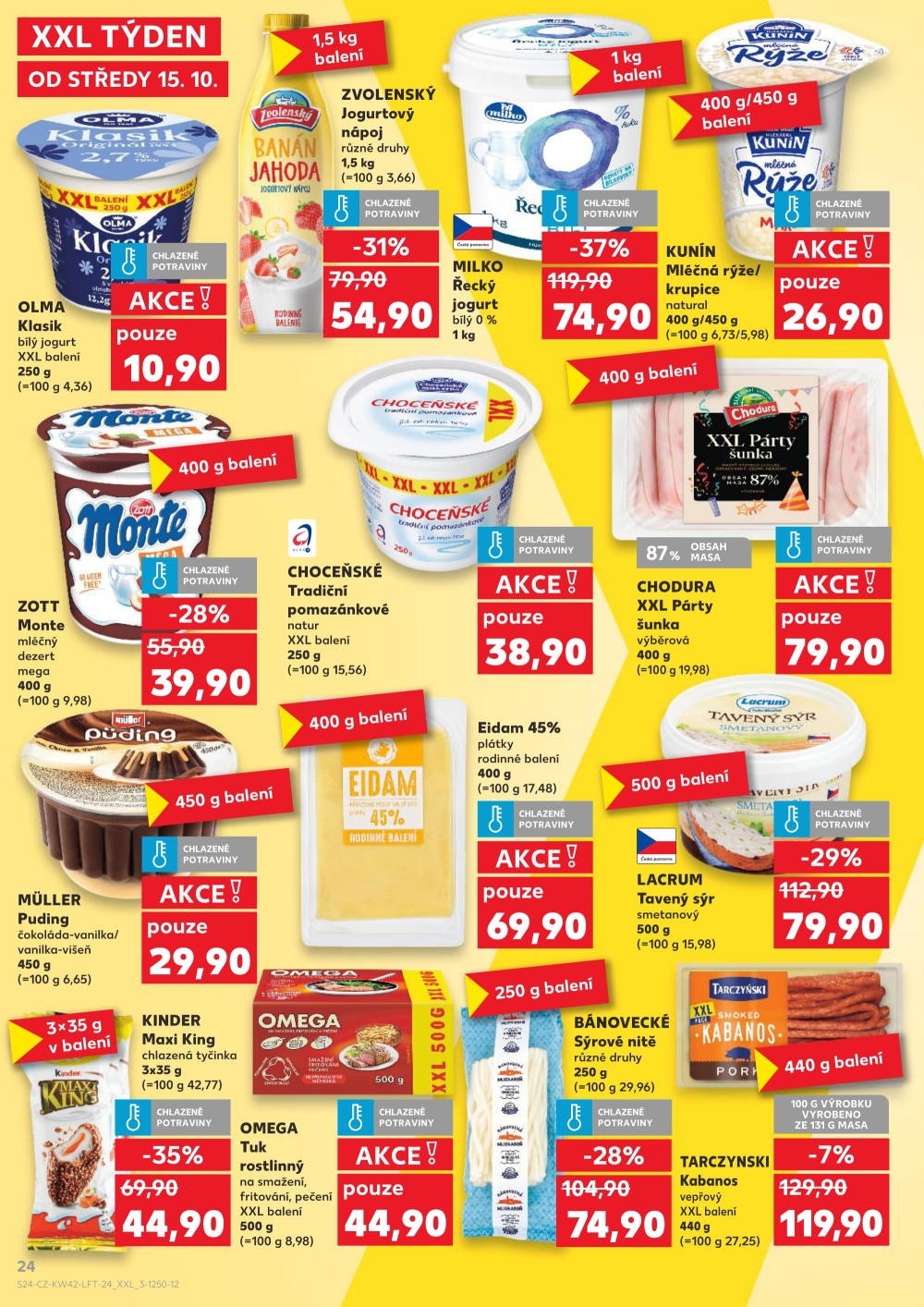 Leták Kaufland leták Prostějov, Olomoucká - strana 24