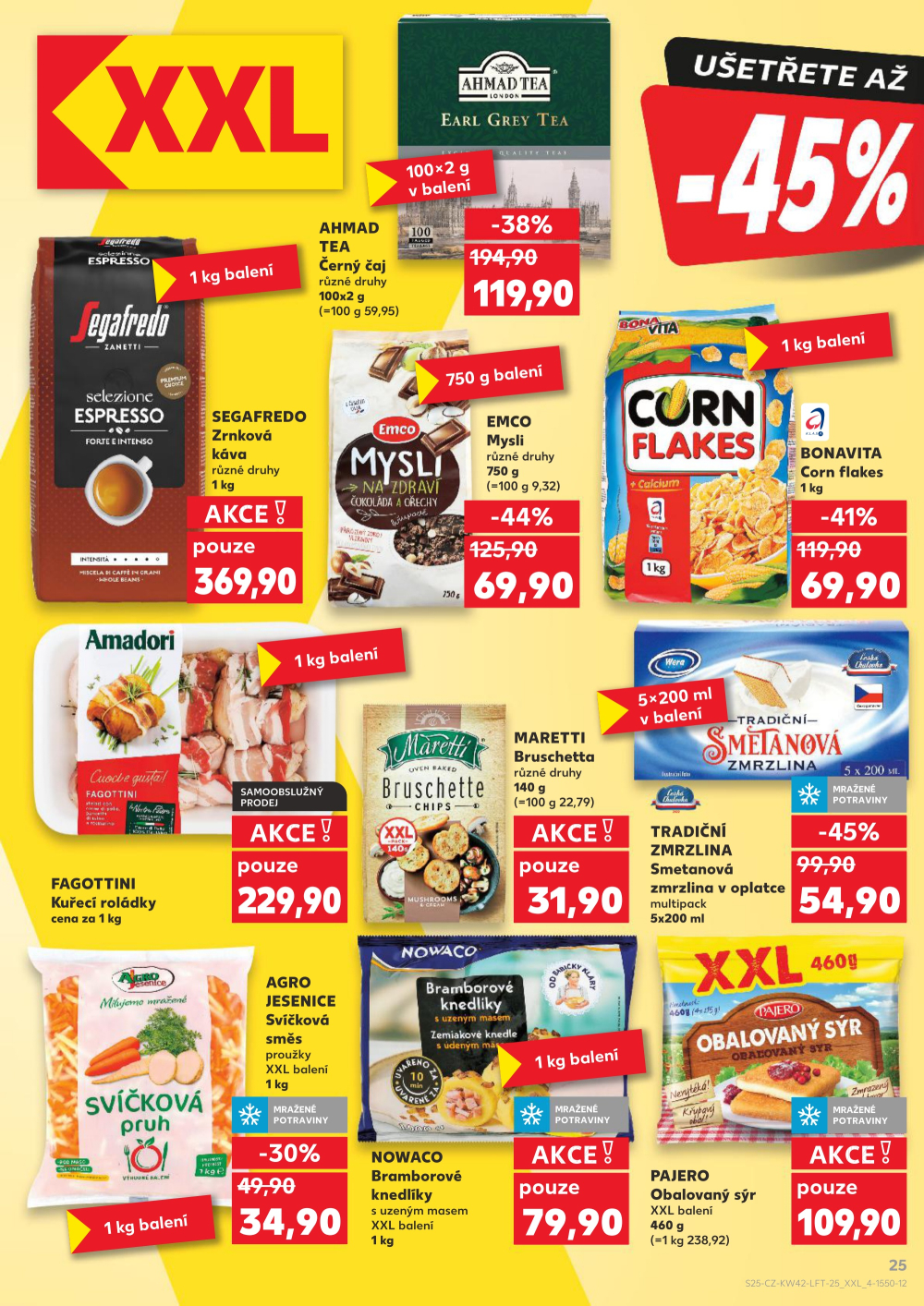 Leták Kaufland leták Prostějov, Olomoucká - strana 25