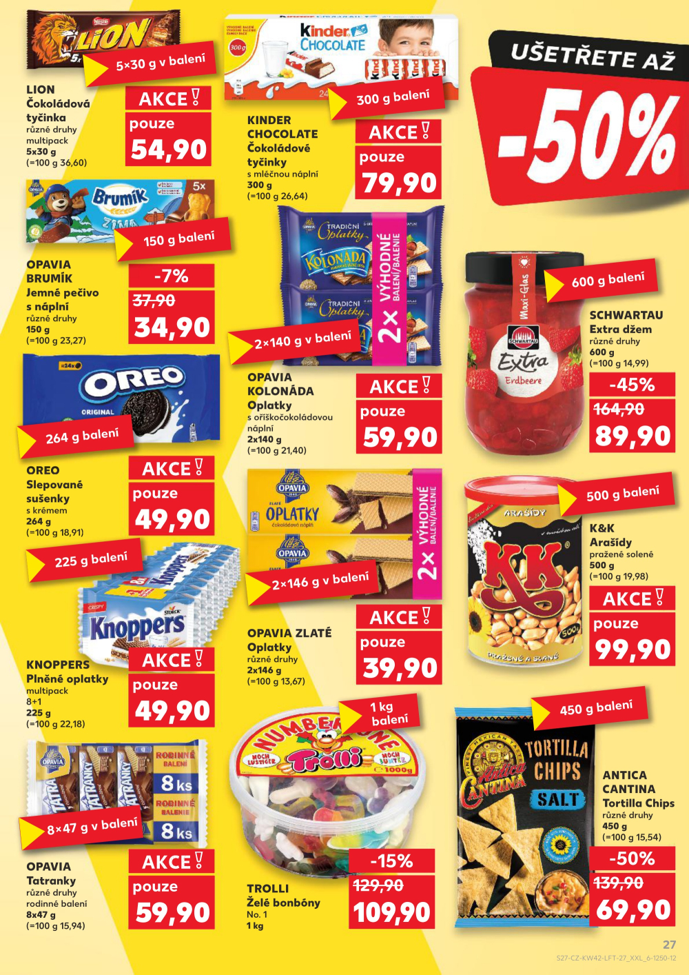 Leták Kaufland leták Prostějov, Olomoucká - strana 27